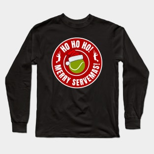 Tennis Christmas Long Sleeve T-Shirt